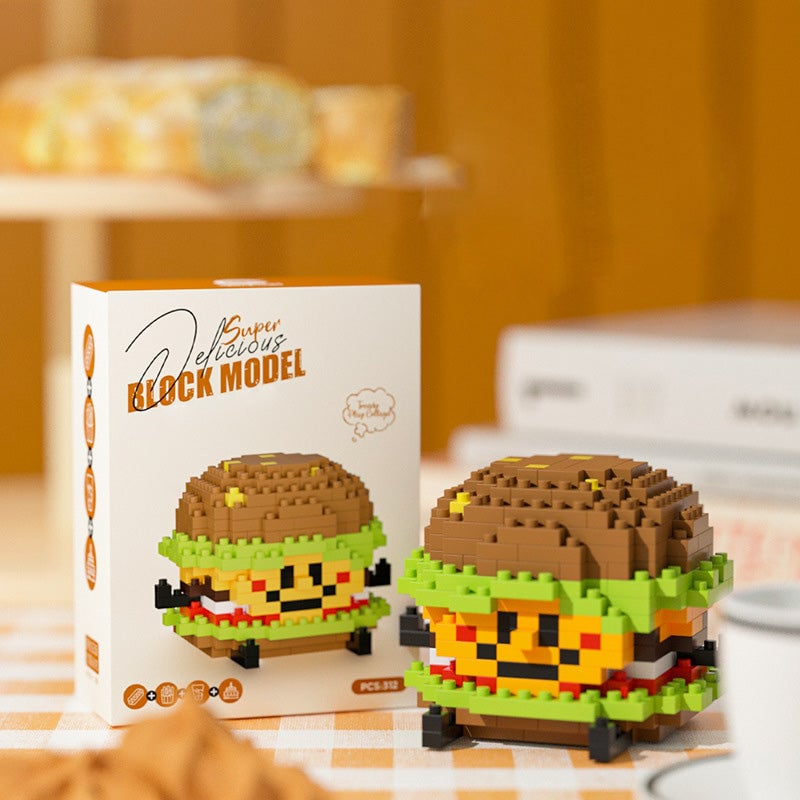 Mini Building Blocks Food Model Kit Set of 2