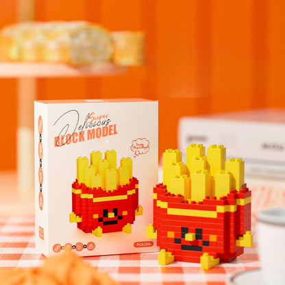 Mini Building Blocks Food Model Kit Set of 2
