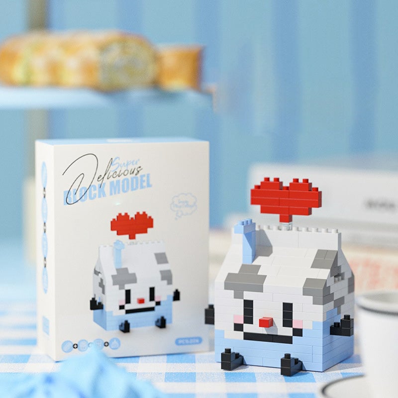 Mini Building Blocks Food Model Kit Set of 2