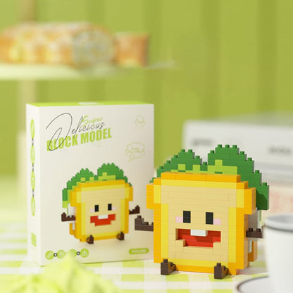 Mini Building Blocks Food Model Kit Set of 2