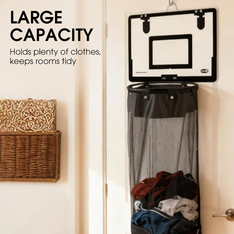 Over the Door Basketball Hoop Laundry Hamper Set of 2