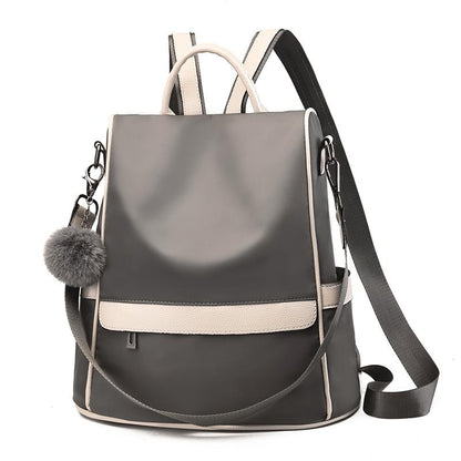 Oxford Cloth Backpack with Shoulder Strap 12.6 x 5.9 x 13 Inches