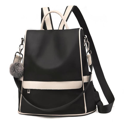 Oxford Cloth Backpack with Shoulder Strap 12.6 x 5.9 x 13 Inches