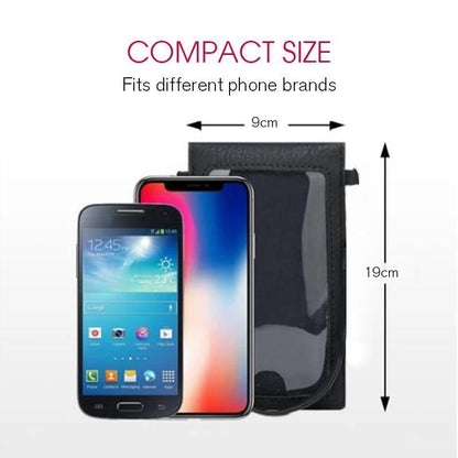 Phone Crossbody Bag PU with Touch Window 3.5 x 7.5 Inches Set of 2
