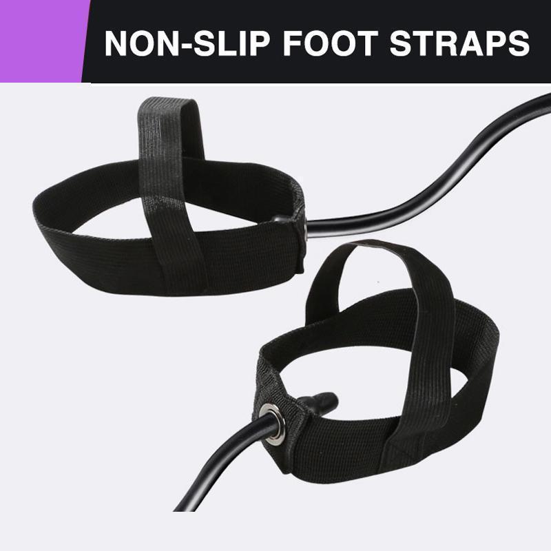 Portable Pilates Bar Kit with Resistance Bands Set of 2