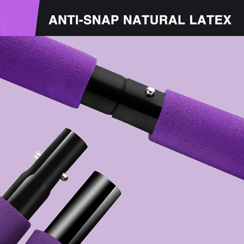 Portable Pilates Bar Kit with Resistance Bands Set of 2