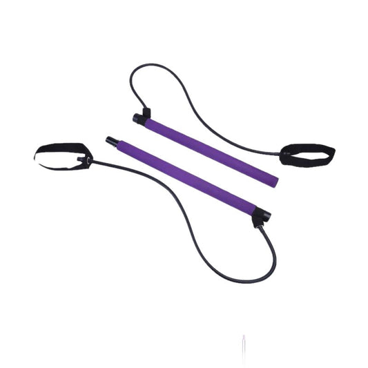 Portable Pilates Bar Kit with Resistance Bands Set of 2