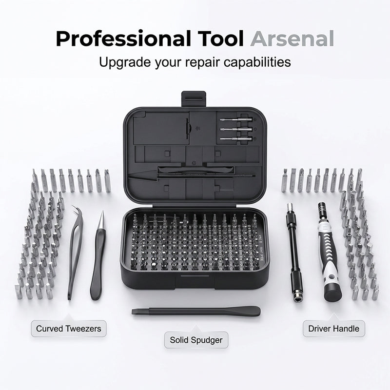 Precision Screwdriver Set 130 in 1 Magnetic Bits with Carry Case