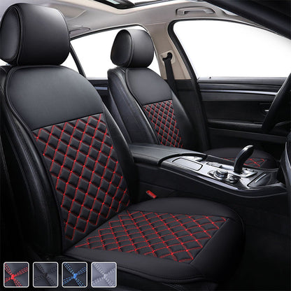PU Leather Car Seat Cushion with Non Slip Backing