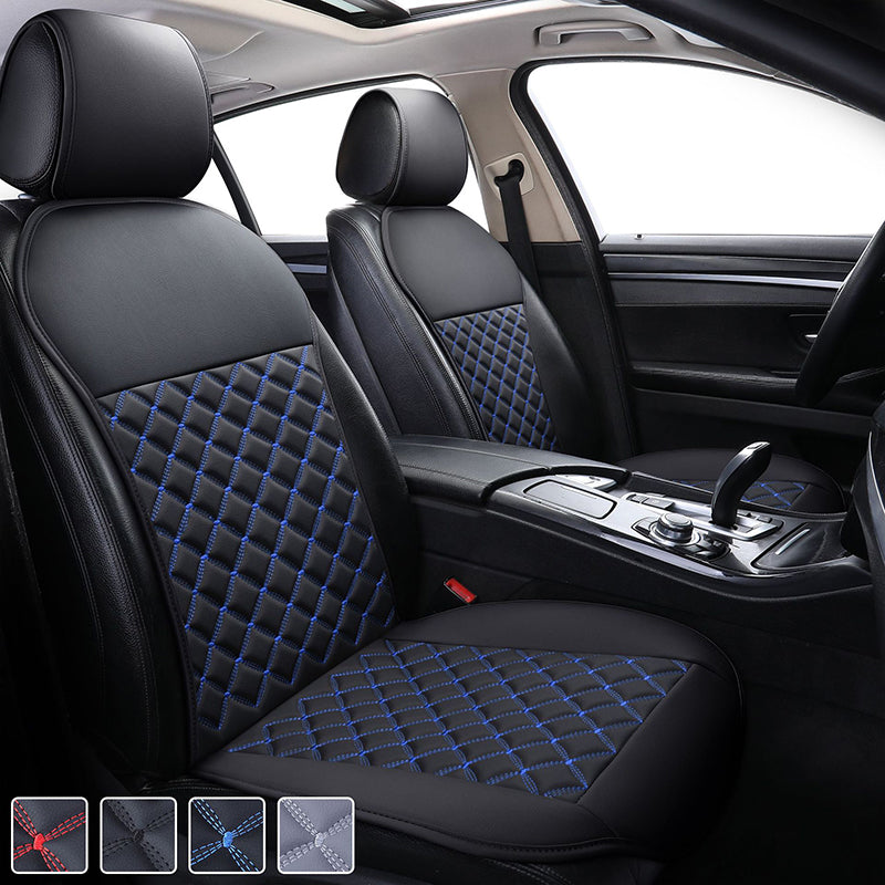 PU Leather Car Seat Cushion with Non Slip Backing