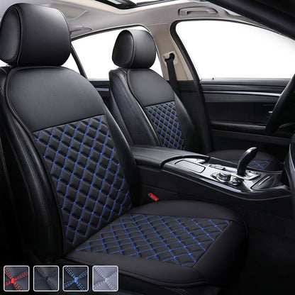 PU Leather Car Seat Cushion with Non Slip Backing