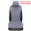 PU Leather Car Seat Cushion with Non Slip Backing