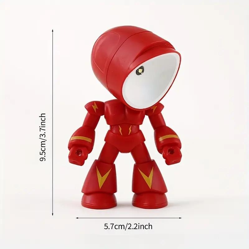 Robot LED Night Light ABS 3.7 Inch Set of 3