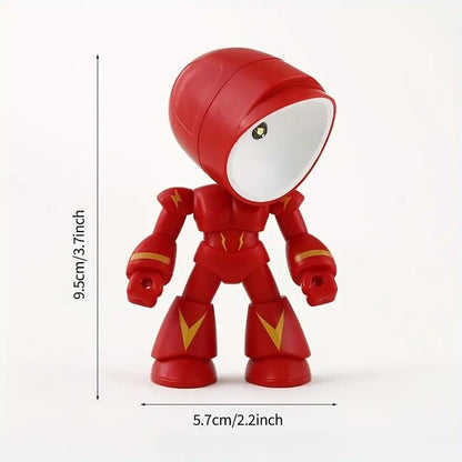 Robot LED Night Light ABS 3.7 Inch Set of 3