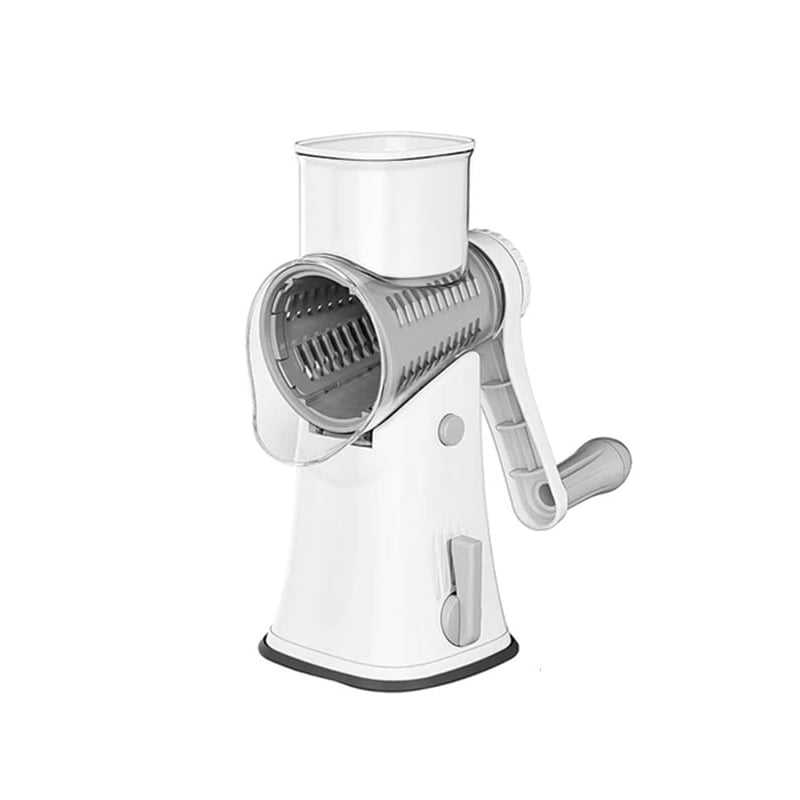 Rotary Cheese Grater 5 Blades with Hand Crank Set of 3