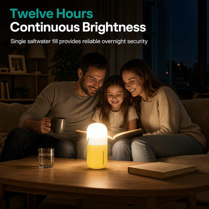 Saltwater Powered LED Camping Lantern 100 Lumens
