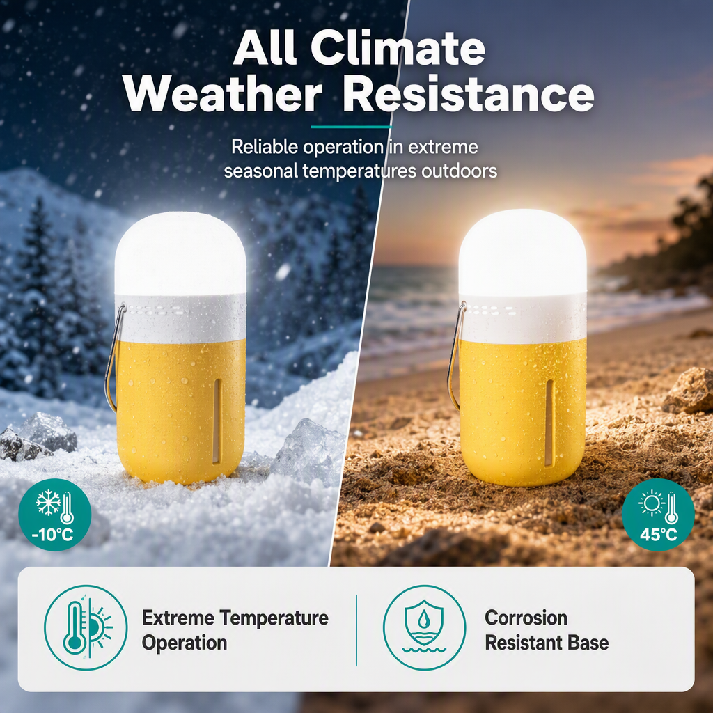 Saltwater Powered LED Camping Lantern 100 Lumens