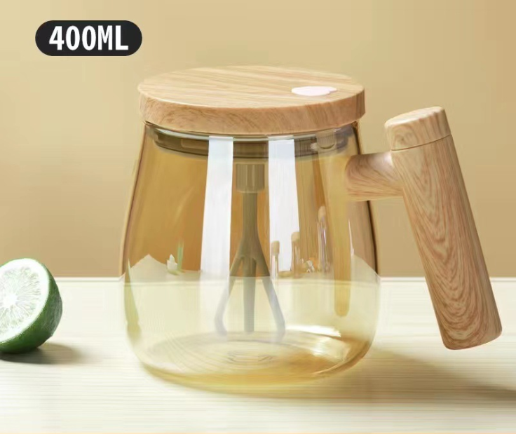 Self Stirring Mixing Mug 400 ml Battery Powered Set of 3