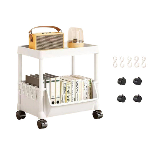 Slim Rolling Storage Cart 2 to 5 Tier