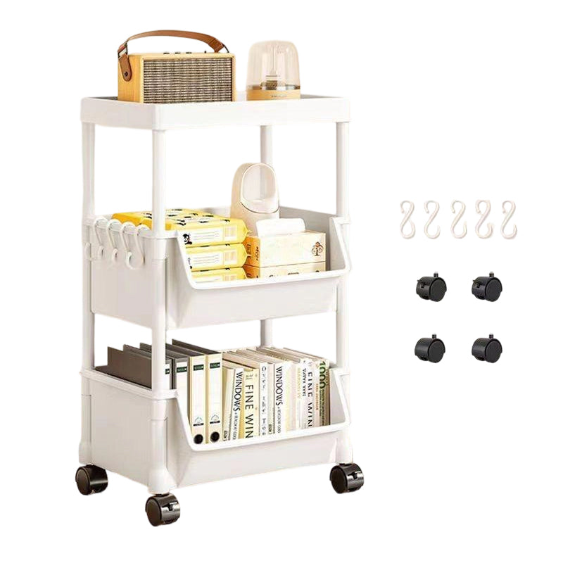 Slim Rolling Storage Cart 2 to 5 Tier