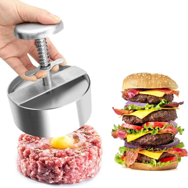 Stainless Steel Burger Press Patty Maker Set of 3