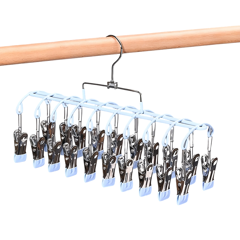 Stainless Steel Laundry Drying Rack with 20 Clips Set of 3