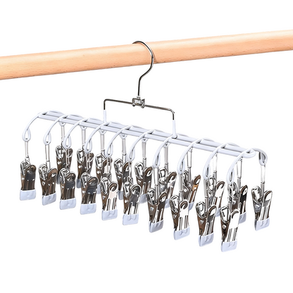 Stainless Steel Laundry Drying Rack with 20 Clips Set of 3
