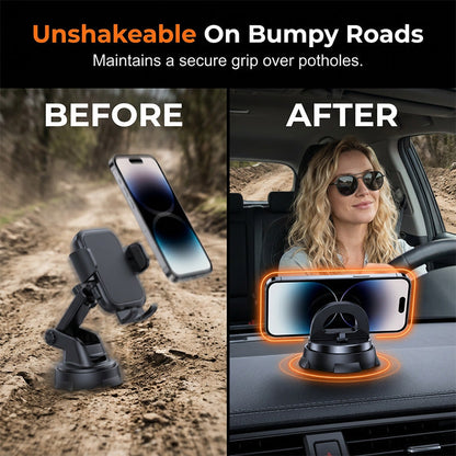 Suction Car Phone Mount 360 Degree Rotating Dashboard Set of 3