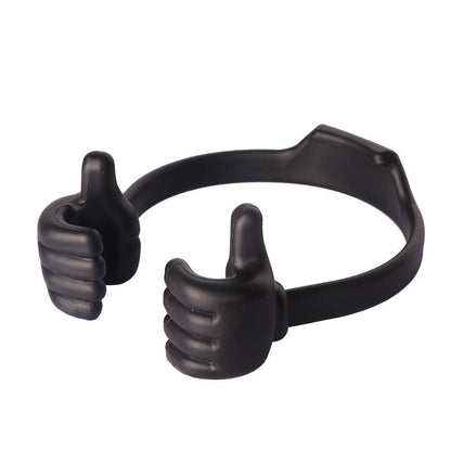 Thumbs Up Phone Stand Flexible Plastic 3.7 x 4.5 Inches