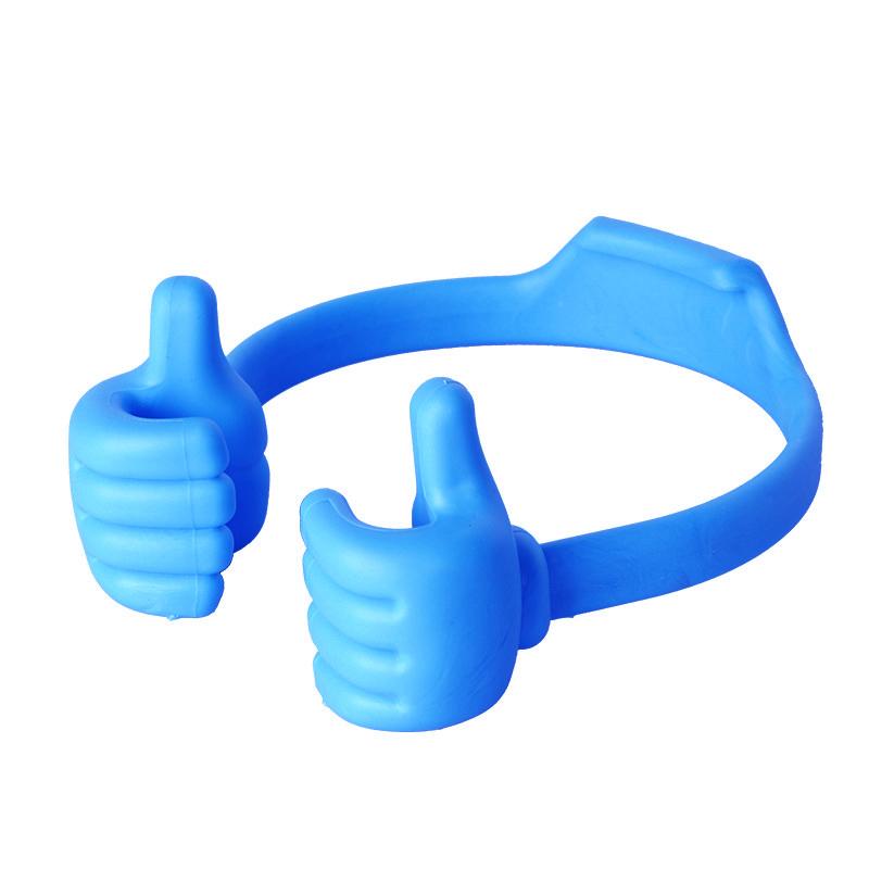 Thumbs Up Phone Stand Flexible Plastic 3.7 x 4.5 Inches