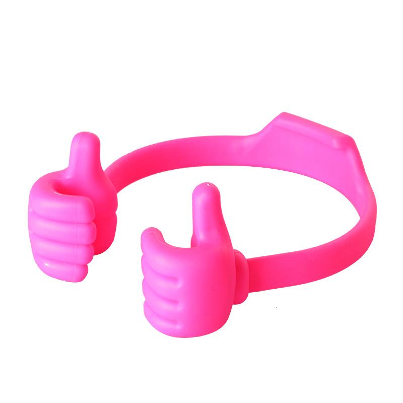 Thumbs Up Phone Stand Flexible Plastic 3.7 x 4.5 Inches