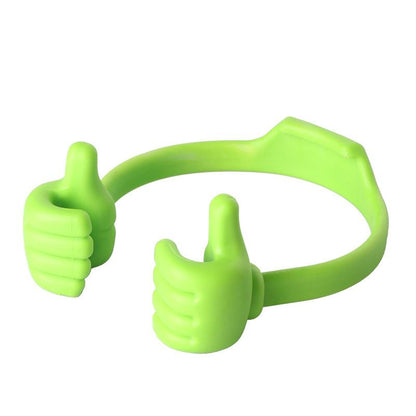 Thumbs Up Phone Stand Flexible Plastic 3.7 x 4.5 Inches