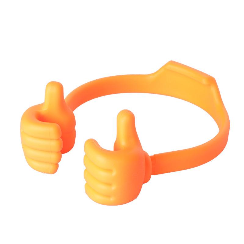 Thumbs Up Phone Stand Flexible Plastic 3.7 x 4.5 Inches