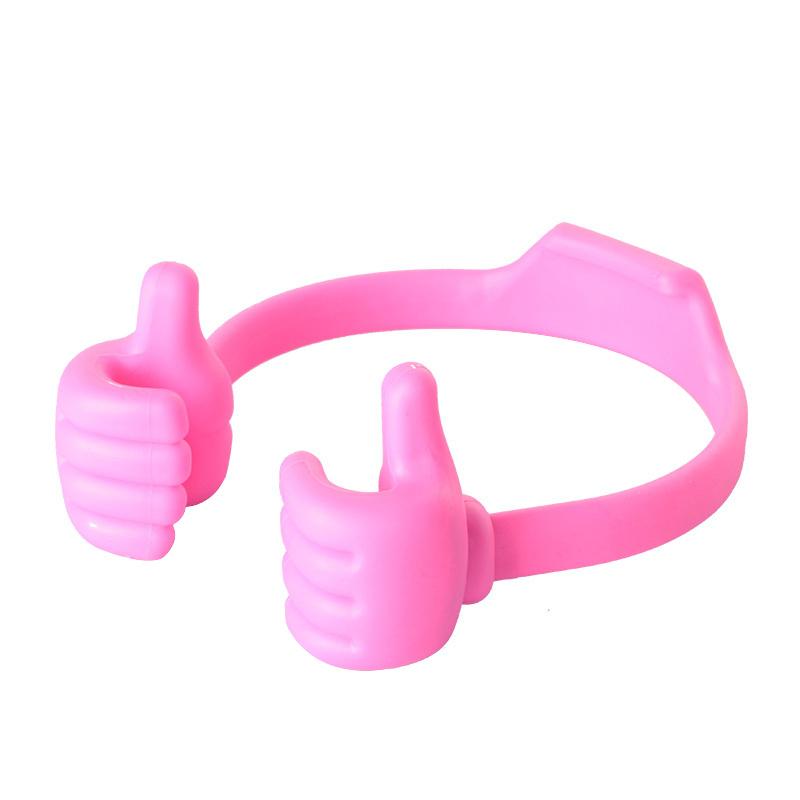 Thumbs Up Phone Stand Flexible Plastic 3.7 x 4.5 Inches