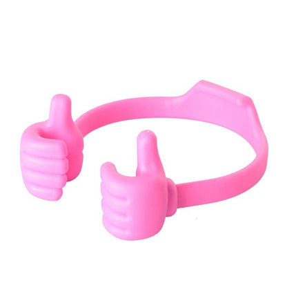 Thumbs Up Phone Stand Flexible Plastic 3.7 x 4.5 Inches