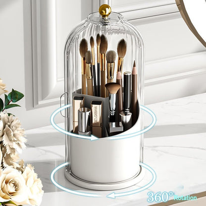 Toothbrush Holder with Sliding Lid and 3 Slots Set of 2