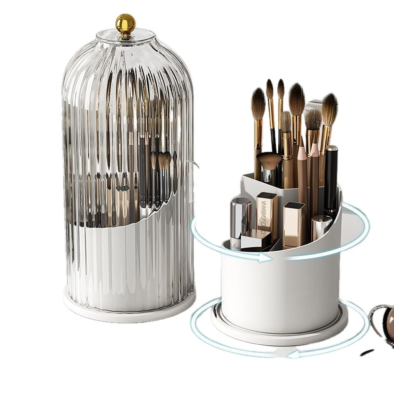 Toothbrush Holder with Sliding Lid and 3 Slots Set of 2