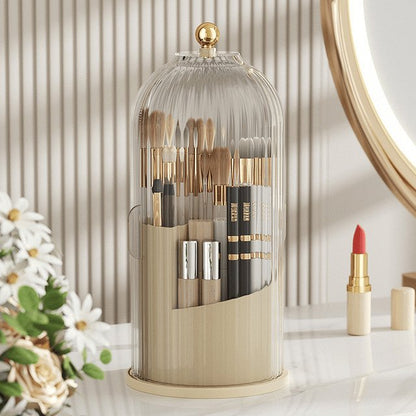 Toothbrush Holder with Sliding Lid and 3 Slots Set of 2