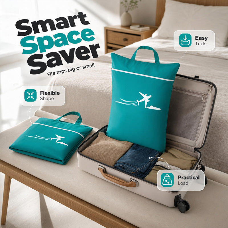 Travel Laundry Bag Oxford Cloth 18.1 x 22.8 Inches Set of 3
