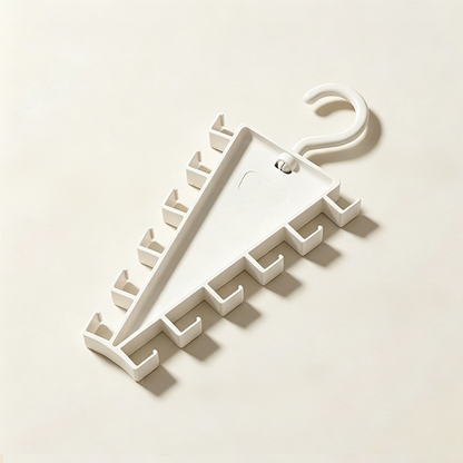 Triangle Closet Organizer Hanger with Rotating Hook 10.2 Inch