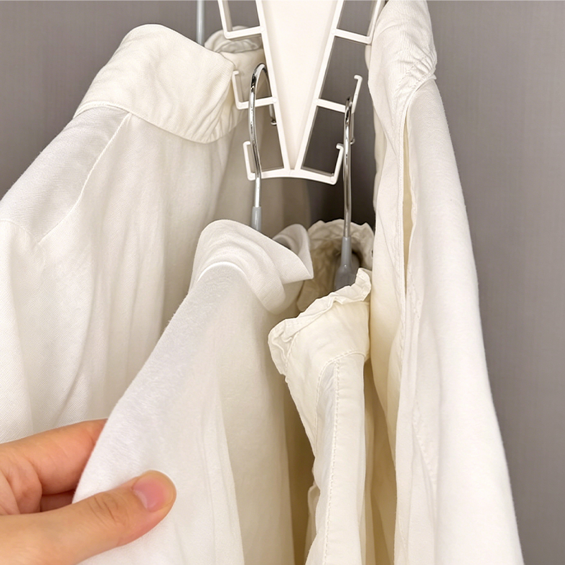 Triangle Closet Organizer Hanger with Rotating Hook 10.2 Inch
