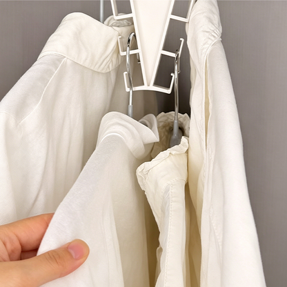 Triangle Closet Organizer Hanger with Rotating Hook 10.2 Inch