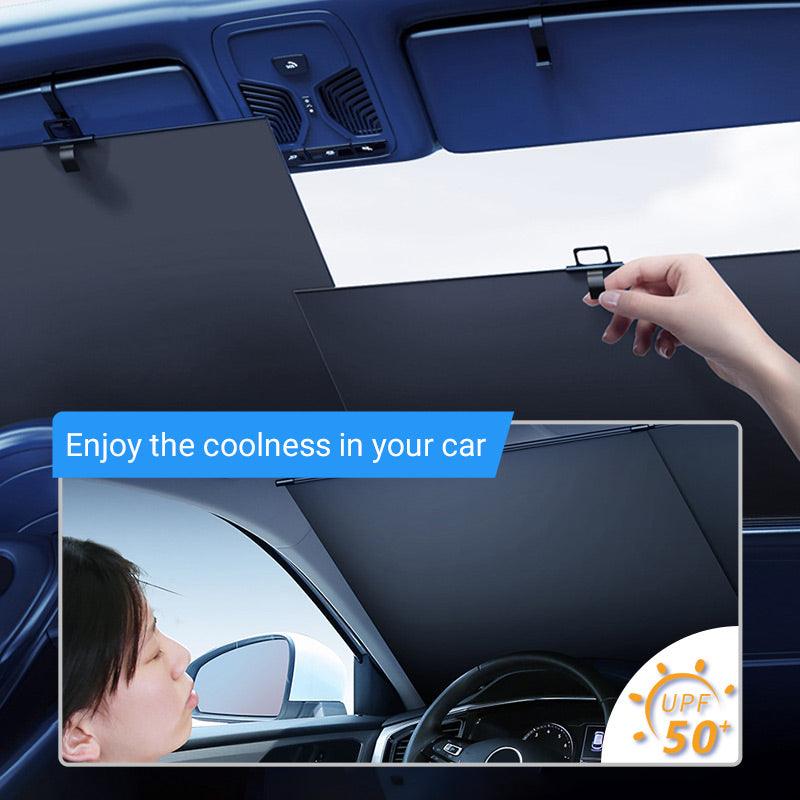 Two Panel Front Windshield Sun Shade Set of 2