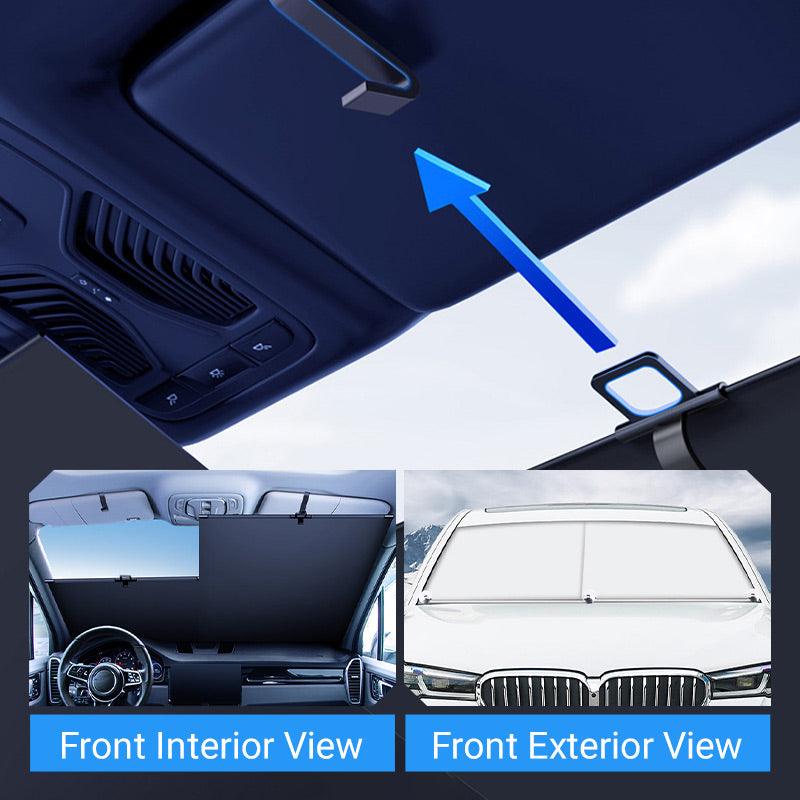 Two Panel Front Windshield Sun Shade Set of 2