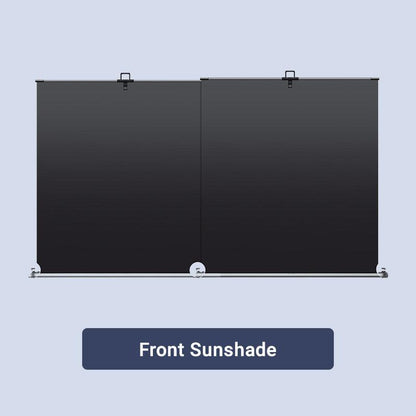 Two Panel Front Windshield Sun Shade Set of 2