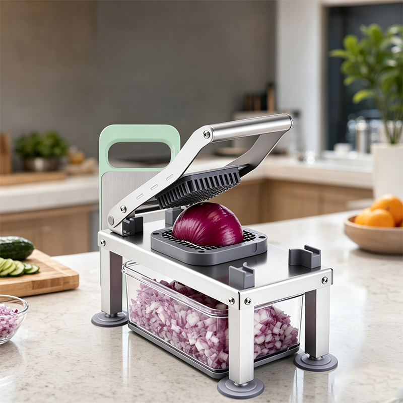Vegetable Chopper with 55.8 oz Container Stainless Steel Set of 2