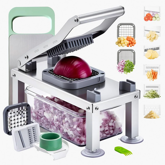Vegetable Chopper with 55.8 oz Container Stainless Steel Set of 2