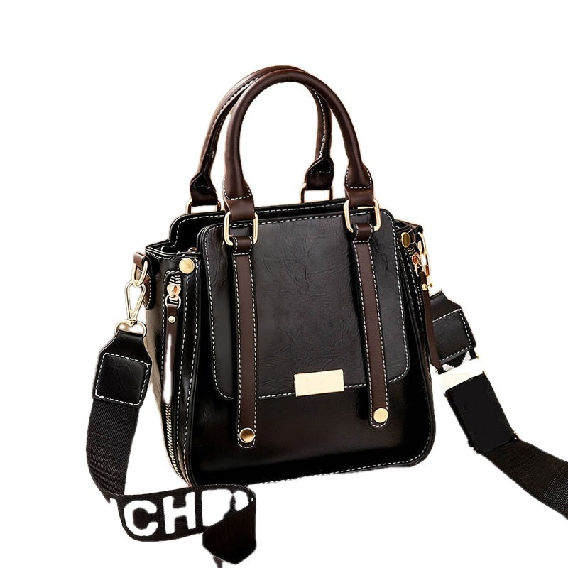 Vintage Crossbody Handbag PU 8.3 x 4.3 x 8.3 Inches