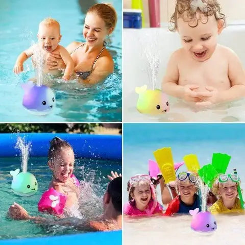 Whale-Shaped Bath Sprinkler Toy