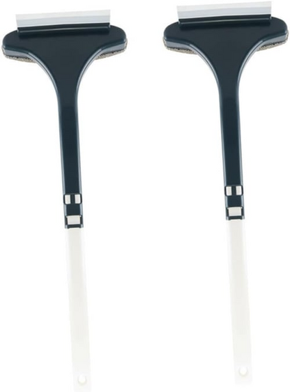 Window Screen Cleaning Brush 2 in 1 Wet and Dry Set of 2